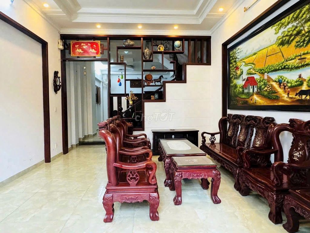 Дом 3 этажа, 4 спальни, Nguyễn Văn Đậu (Бинь Тхань) — 15 млн ₫/мес 2
