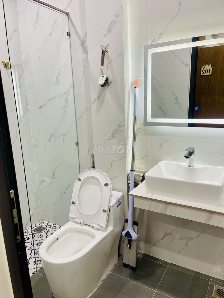 Новая квартира 99%, район Mỹ Gia, 1 спальня + 2 балкона — 12 млн ₫/мес 8