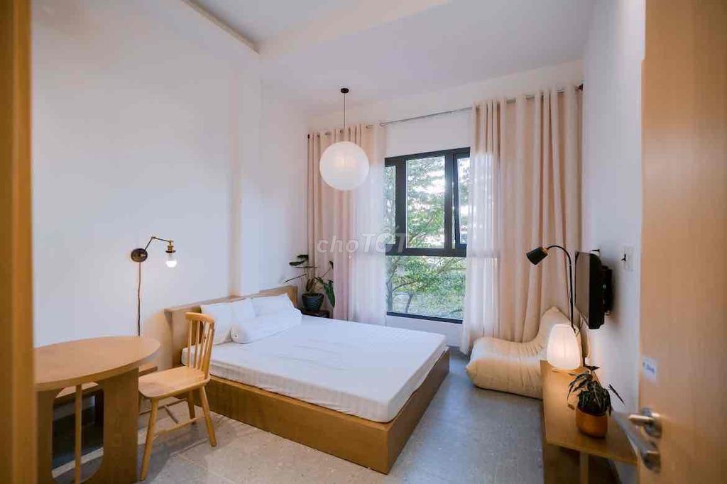 Студия-дуплекс 30 м², эко-район Hòa Xuân — 4,5 млн ₫/мес