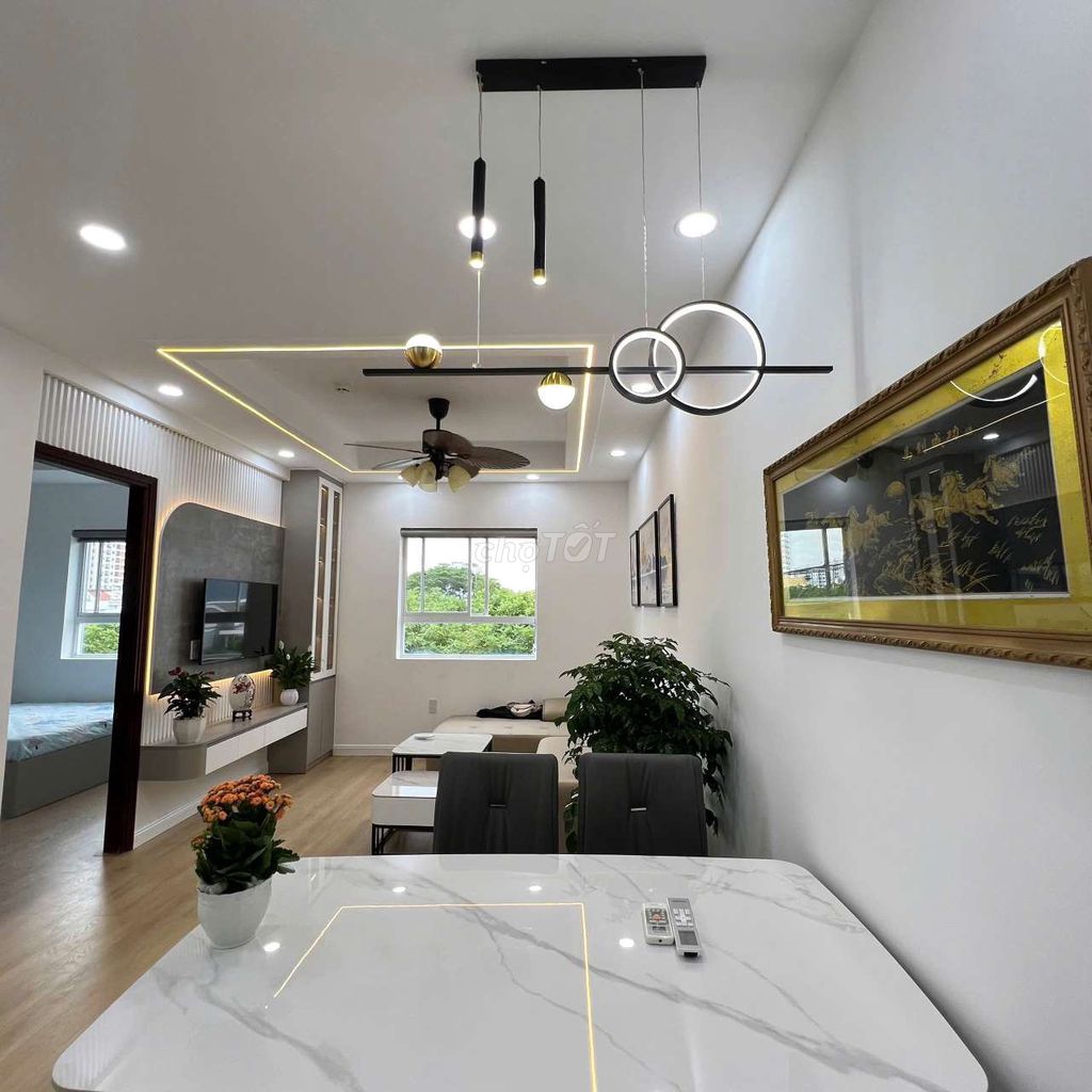 Квартира CT7A Vĩnh Điềm Trung, 4 этаж, 2 спальни — 10 млн ₫/мес