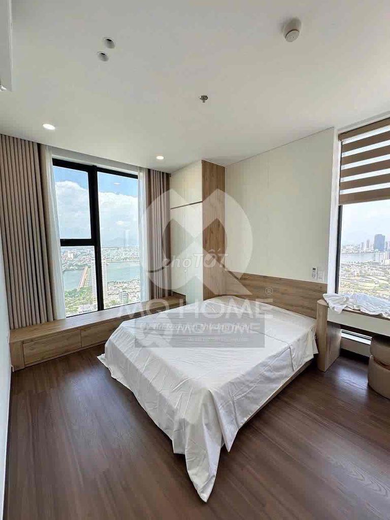 Panoma, 2 спальни, 70 м², вид на мост Trần Thị Lý — 35 млн ₫/мес 12