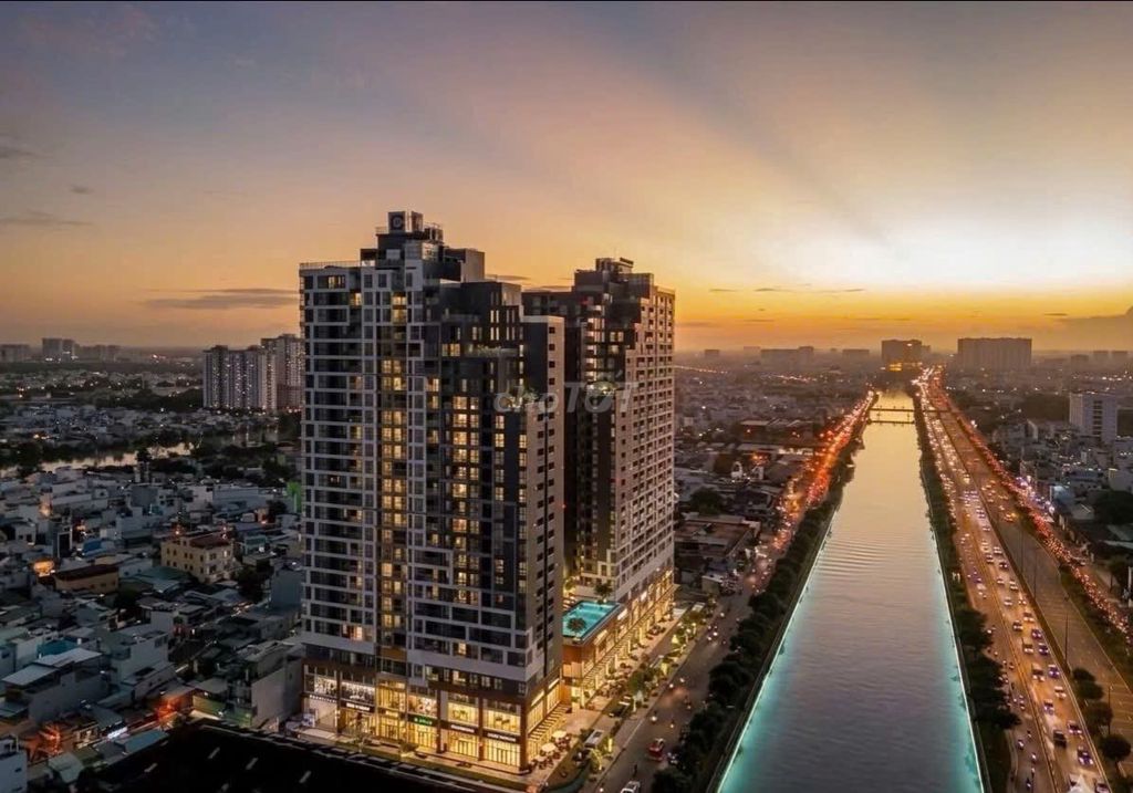 D-Aqua, мини-сад 71 м², 2 спальни — 11 млн ₫/мес