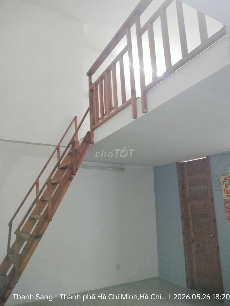Дом-секция 20 м² с антресолью, Kiều Đàm (Q7) — 3,7 млн ₫/мес