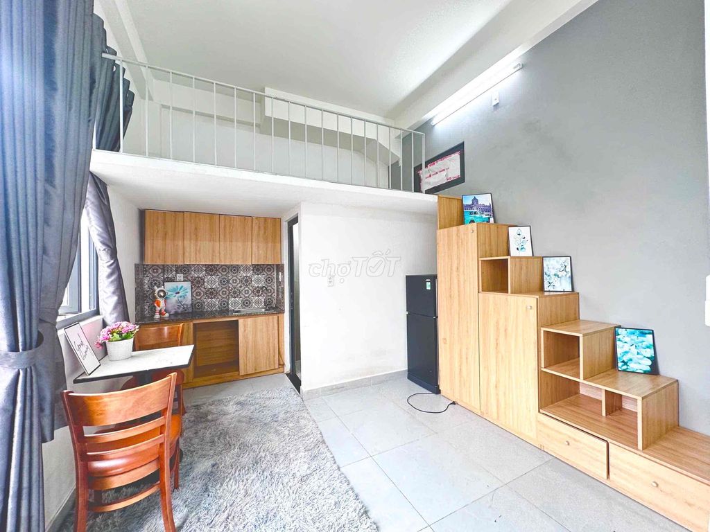 Студия 30 м², балкон-мансарда, Bình Tân — 4 млн ₫/мес