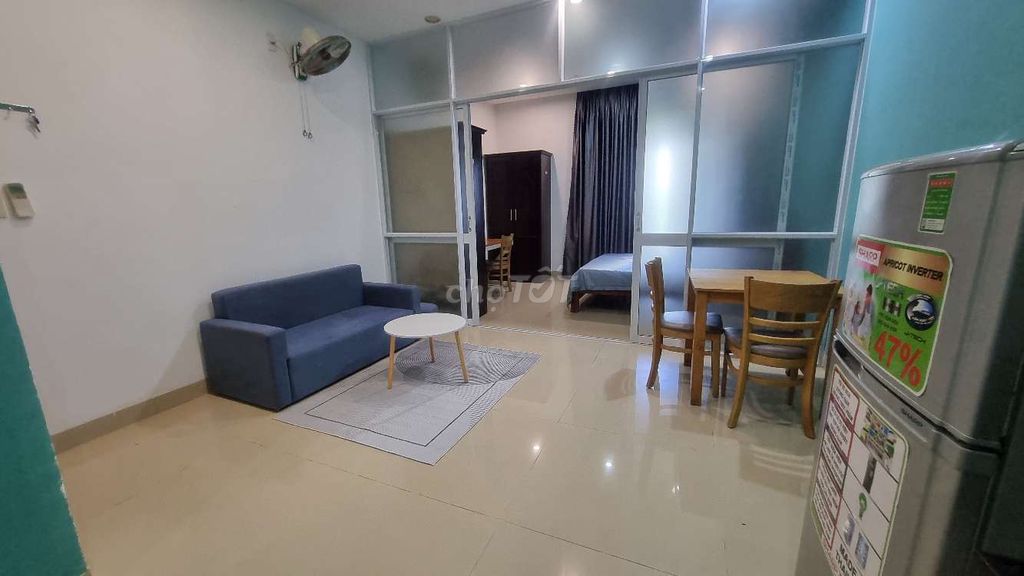 Студия 40 м² с балконом, рынок Bắc Mỹ An — 8 млн ₫/мес 2
